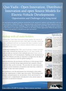 Quo Vadis - Open Innovation, Distirbuted Innovation and open Source Models for Electrict Vehilce Developments